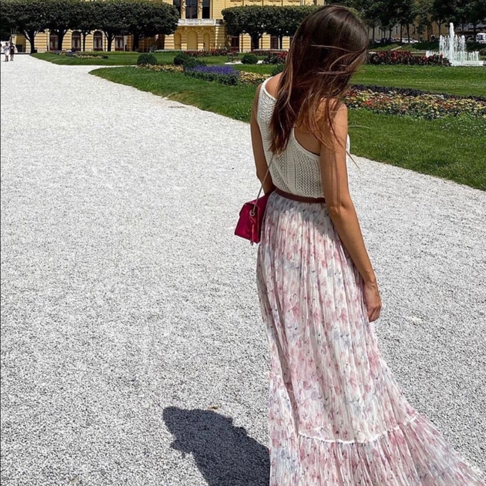FLORAL PRINT SKIRT - Picture 7 of 12